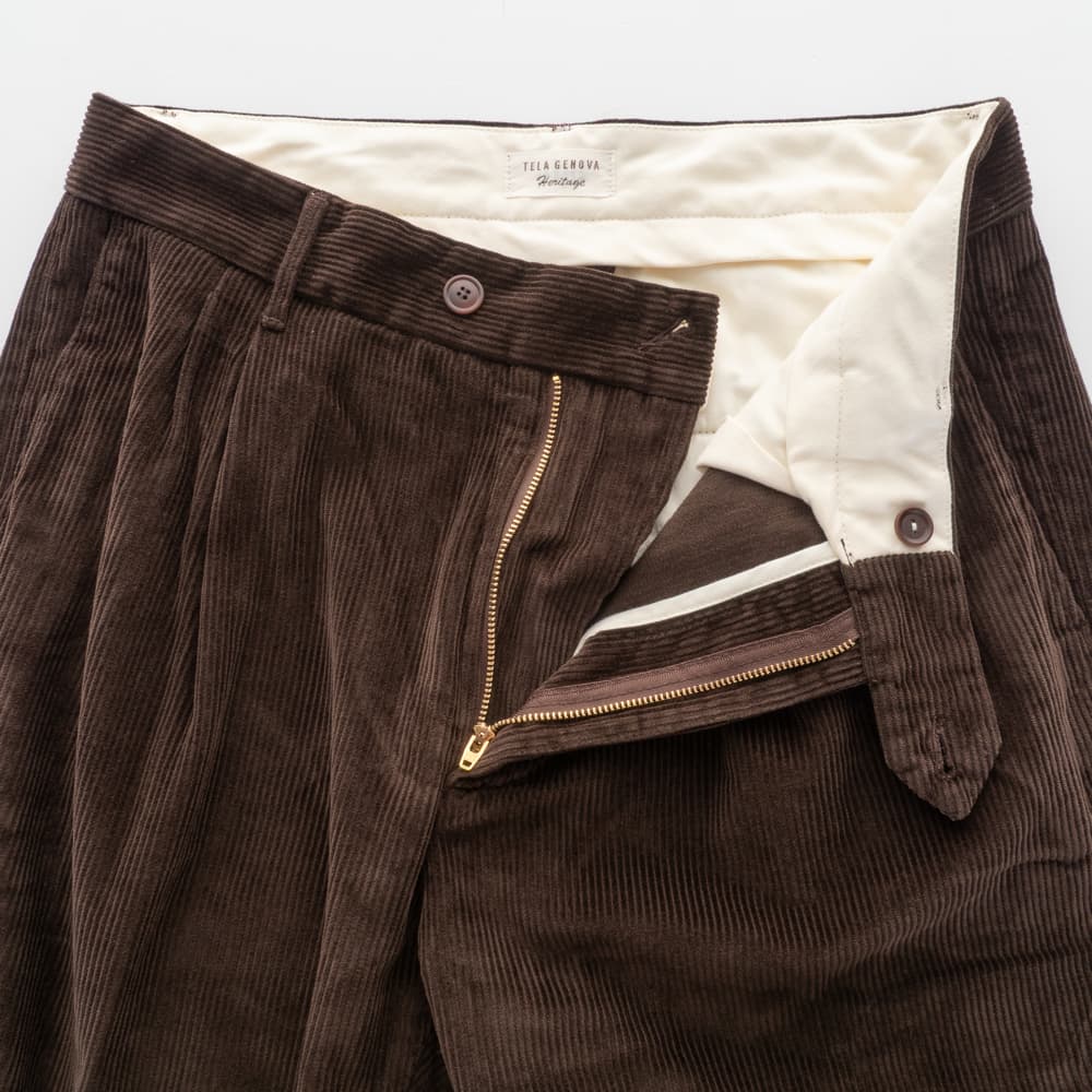 Damasco Cordhose Dunkelbraun