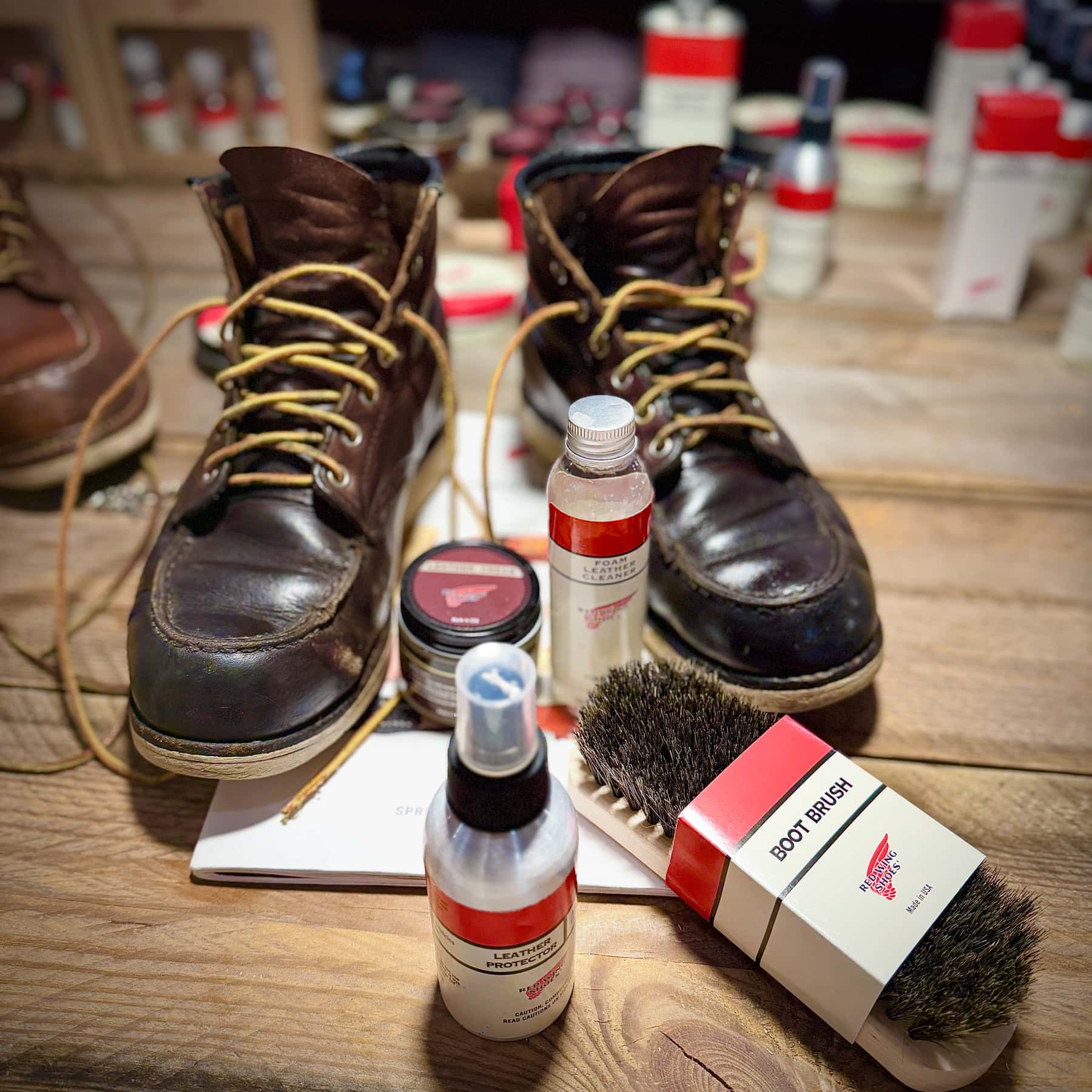 Impressionen vom gestrigen Red Wing Shoe Care Day.
