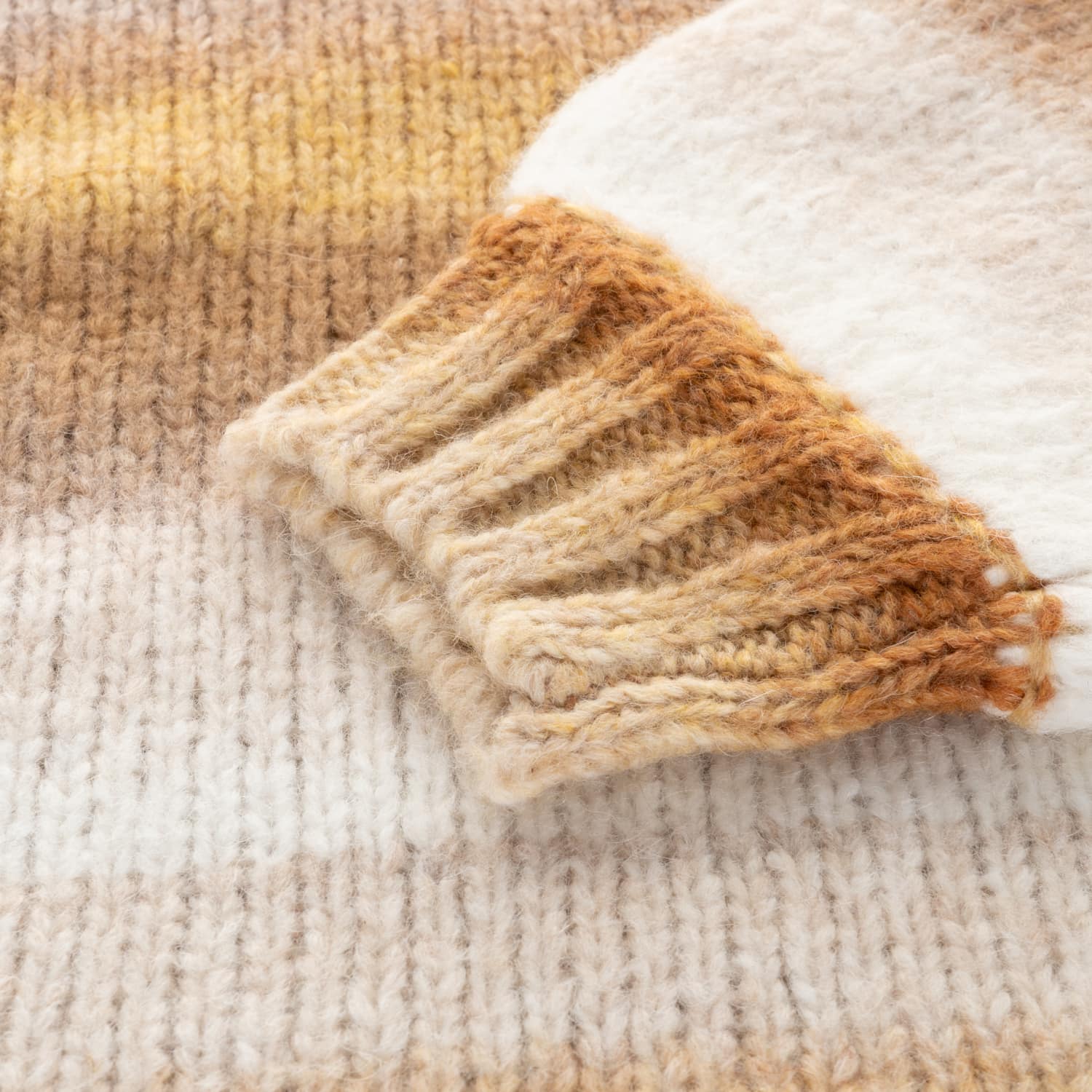 Strickpullover Stehkragen