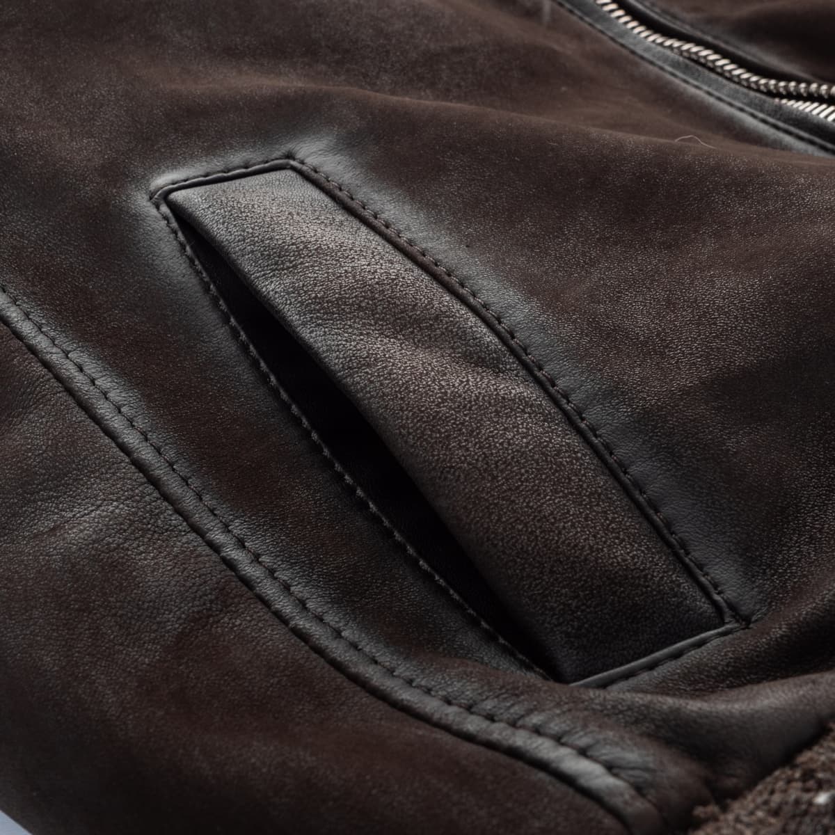Lederjacke Noho Shearling Lammvelour
