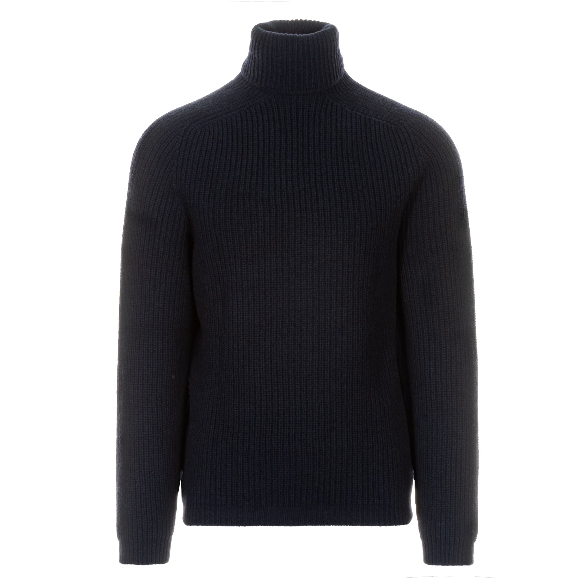 Rollkragenpullover Perlfang Navy