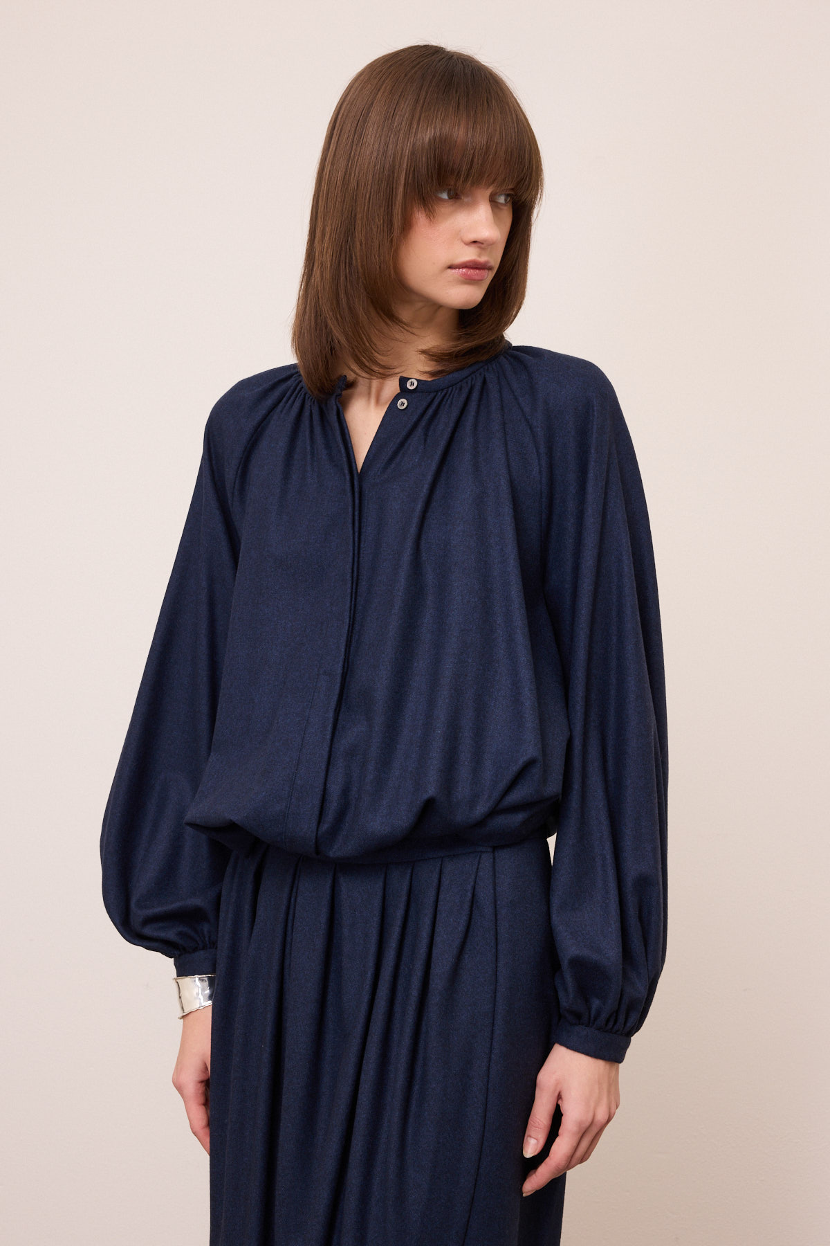 Bluse Woll-Fleece