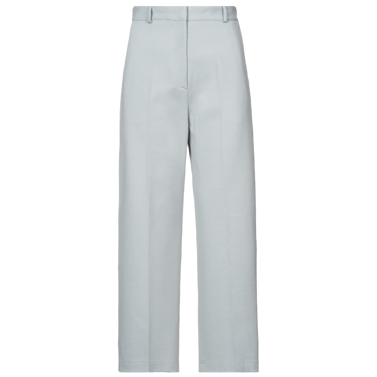 Hose aus Viskose Hellgrau