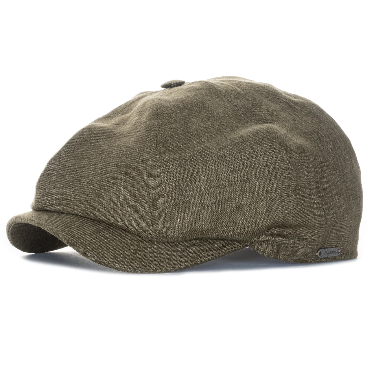 Newsboy Classic Cap Leinen Olive