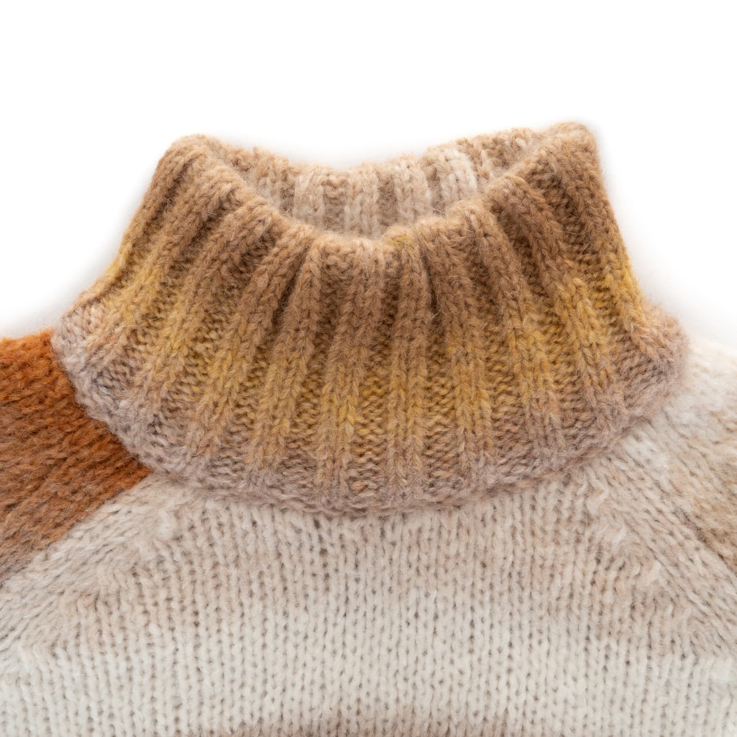 Strickpullover Stehkragen