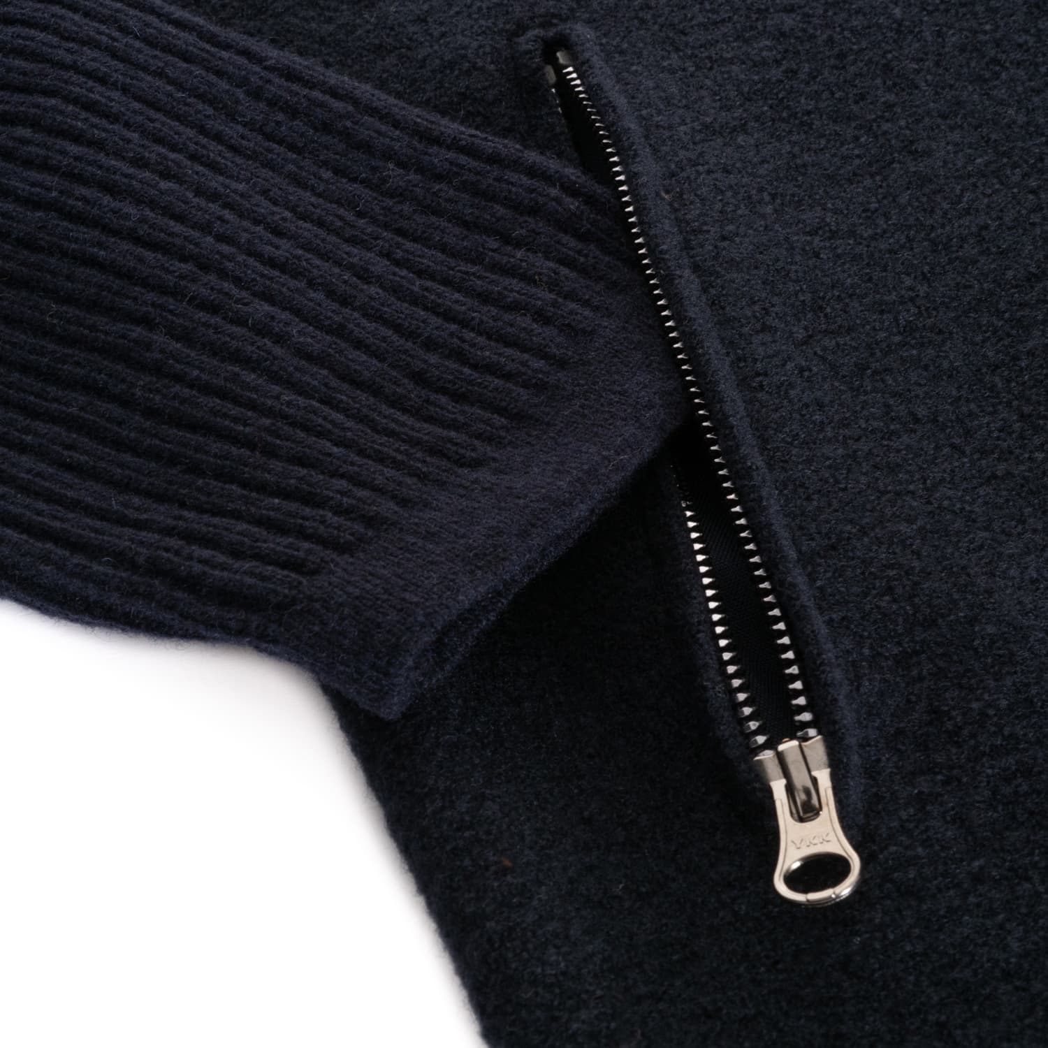 Kapuzenjacke aus Merinowollstrick