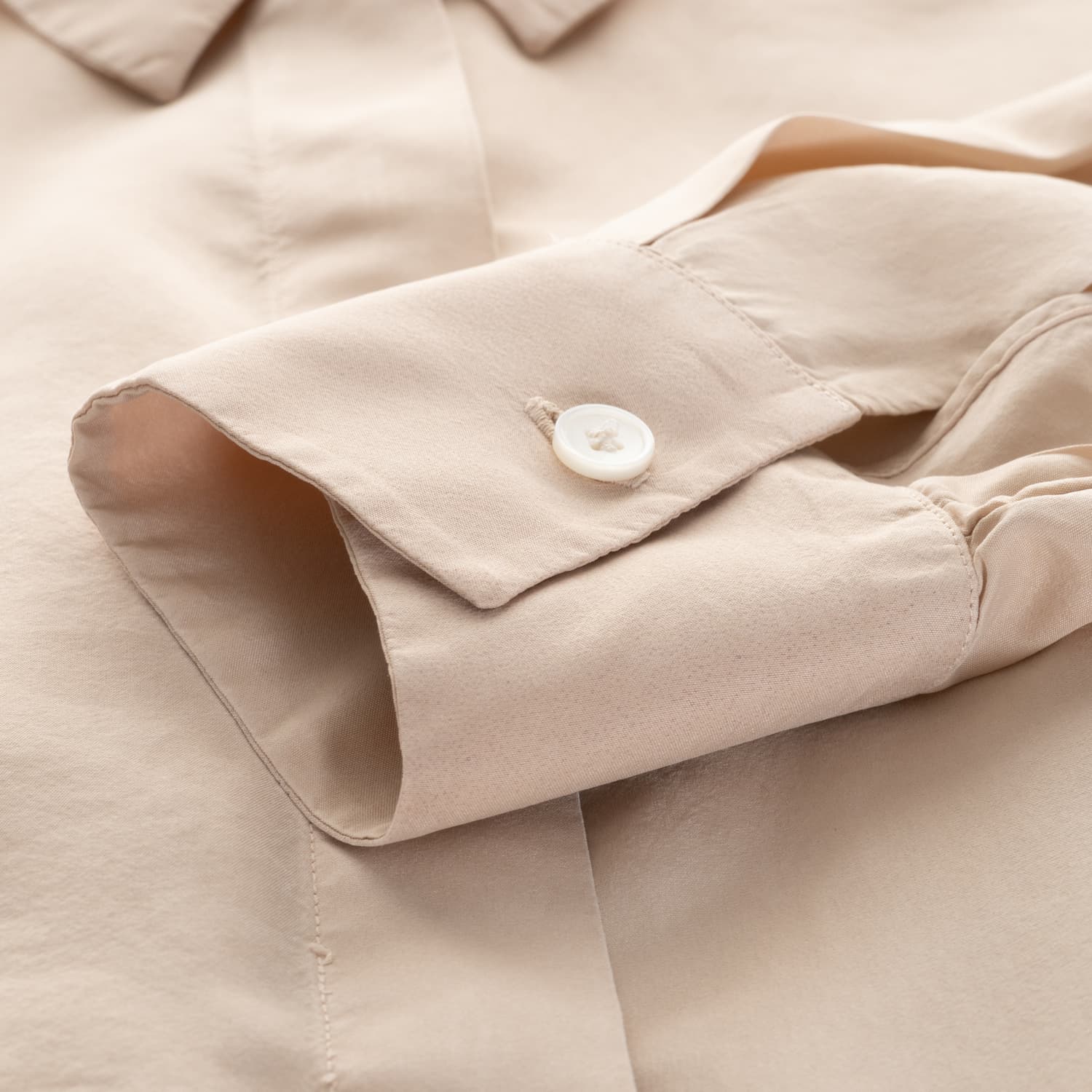 Seidenbluse Margaux Beige