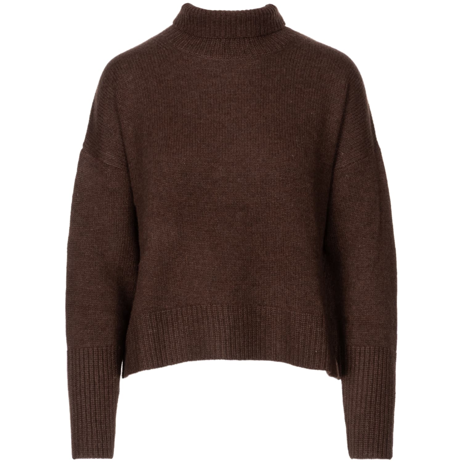 Rollkragen Pullover Boxy Cut