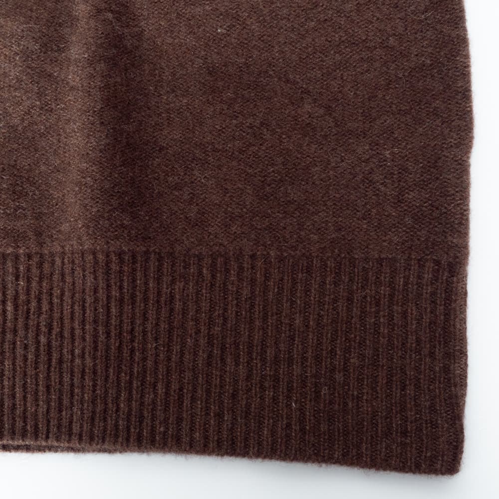 Kaschmir Kapuzenpullover Braun