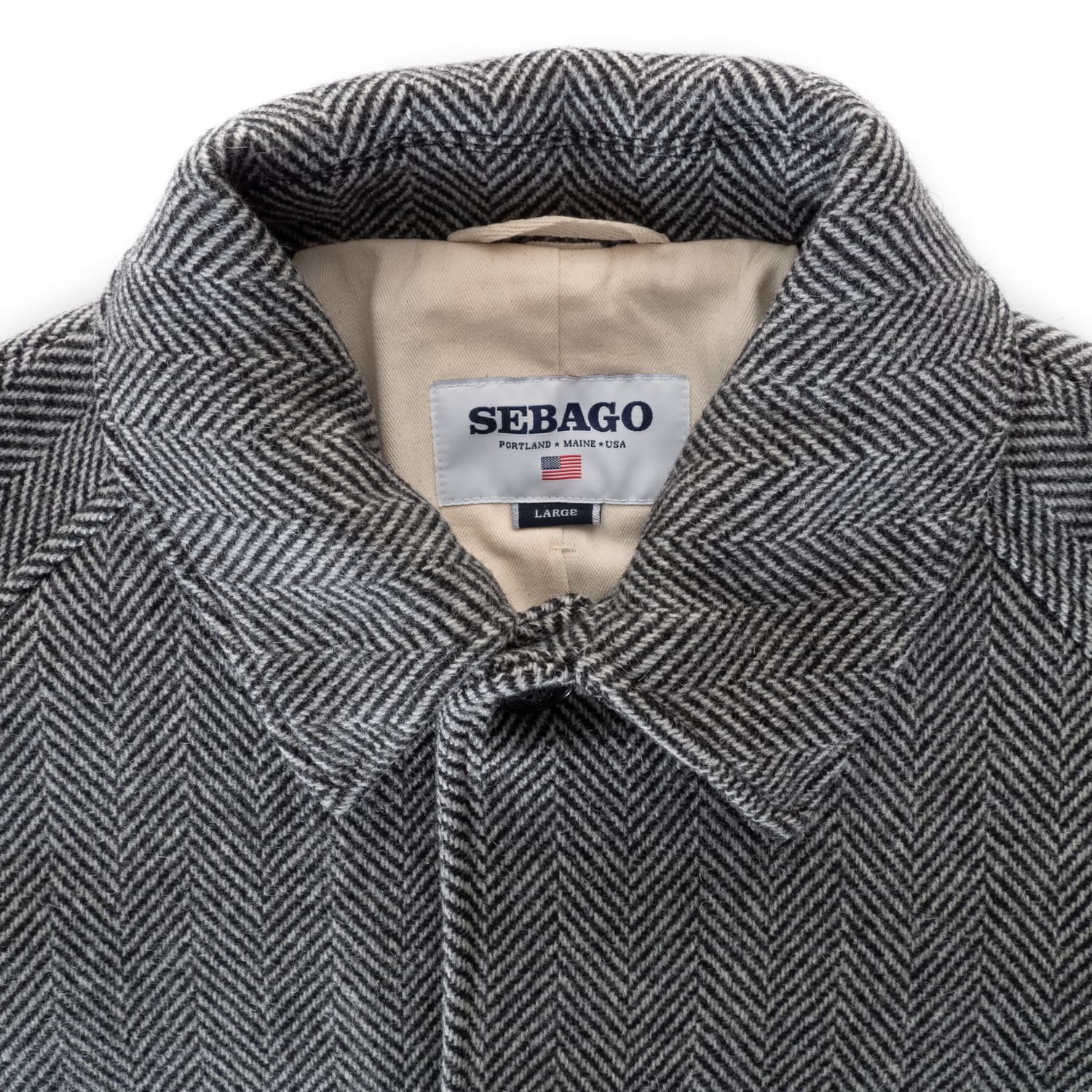 Wollmantel Bingham Herringbone