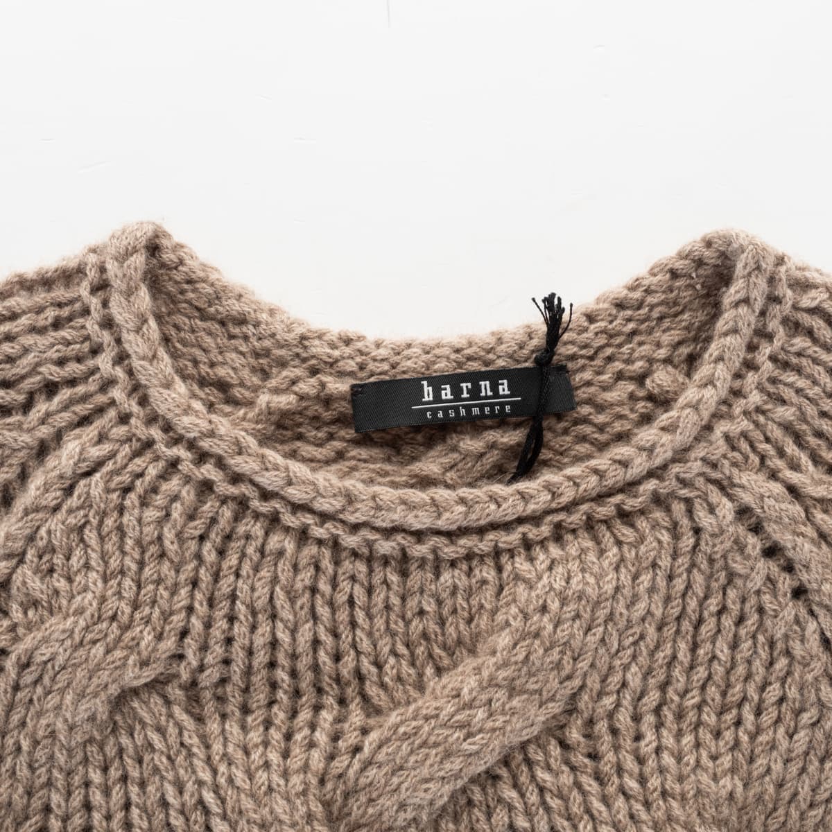 Kaschmirpullover Zopfmuster