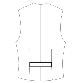 Stoffrücken mit Gurt