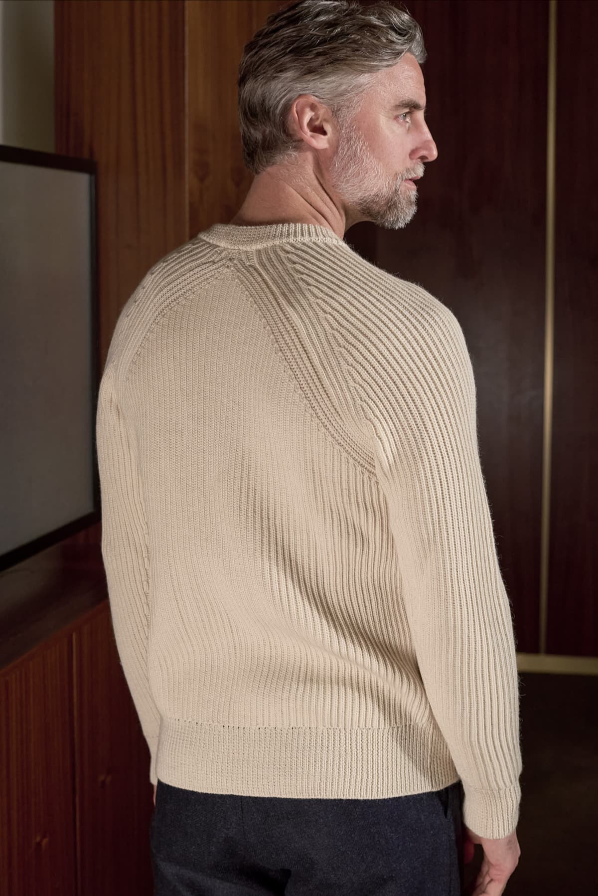 Rippstrickpullover Nord
