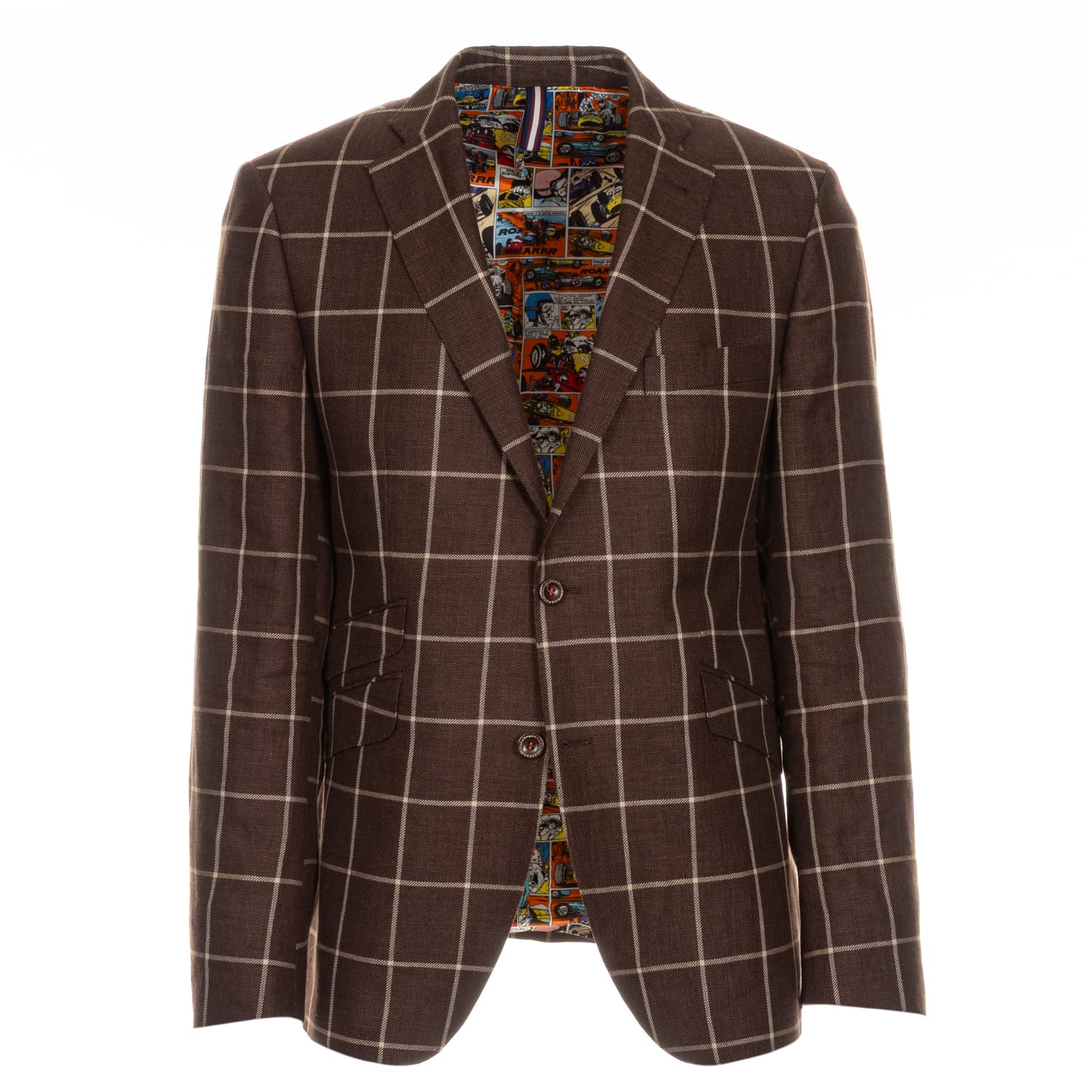 Sakko Max 28252 Braun Kariert Sakko Max 28252 Braun Kariert