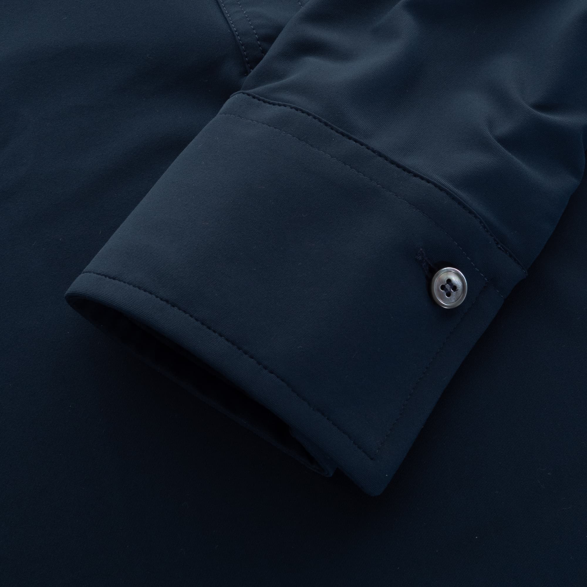Polo-Bluse aus Stretch-Jersey