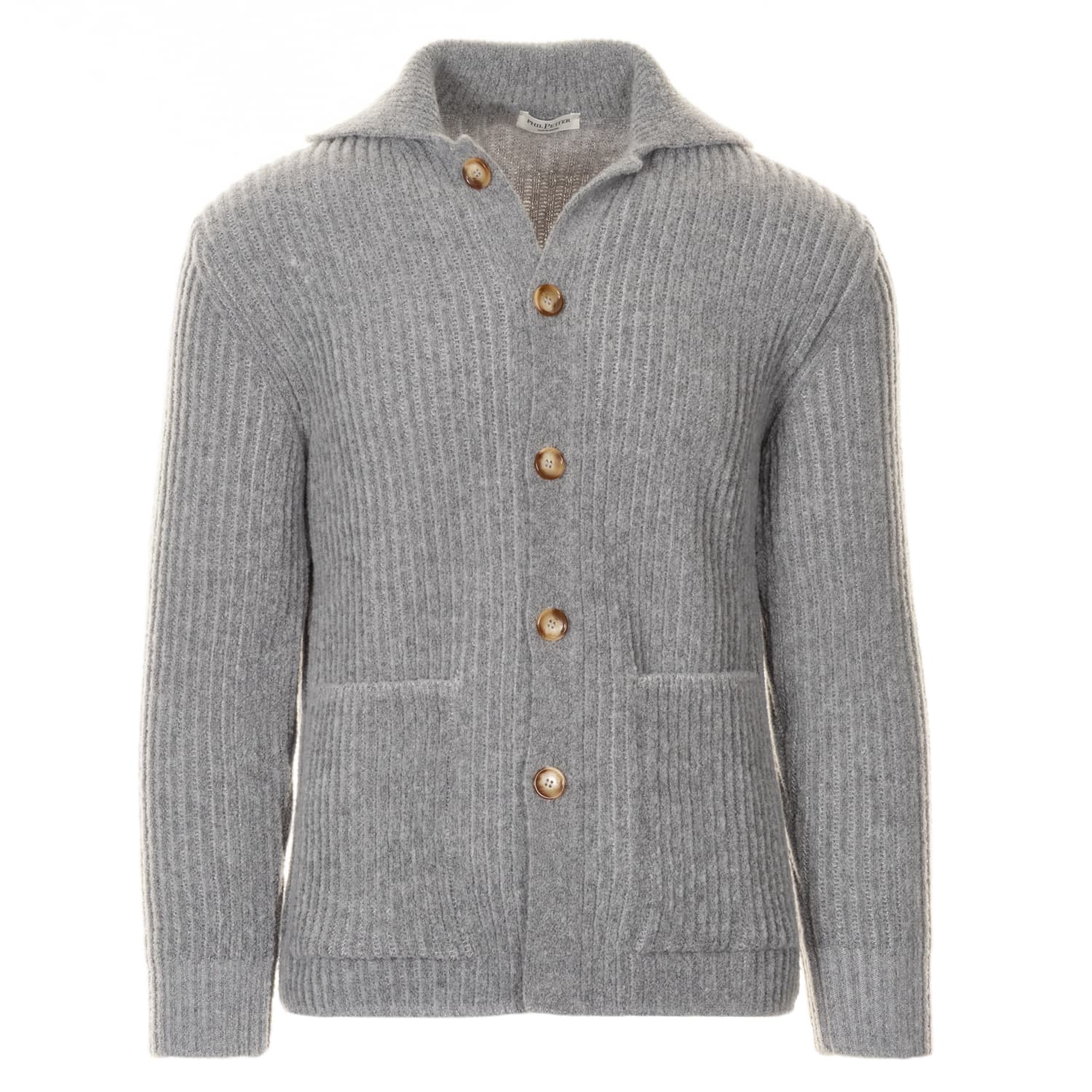 Cardigan aus Wide Bouclé Rib