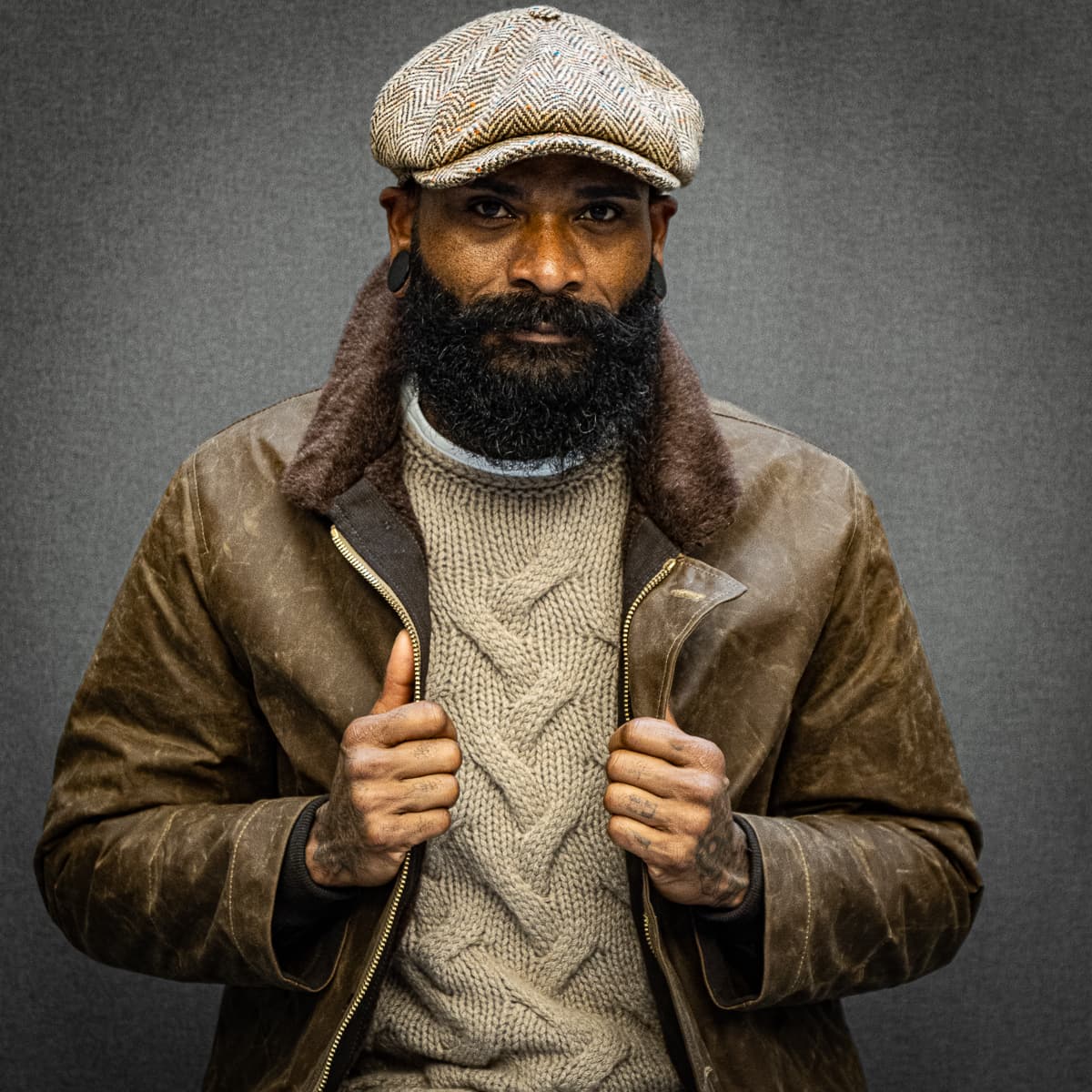 Newsboy Arthur Retro Cap Light Brown