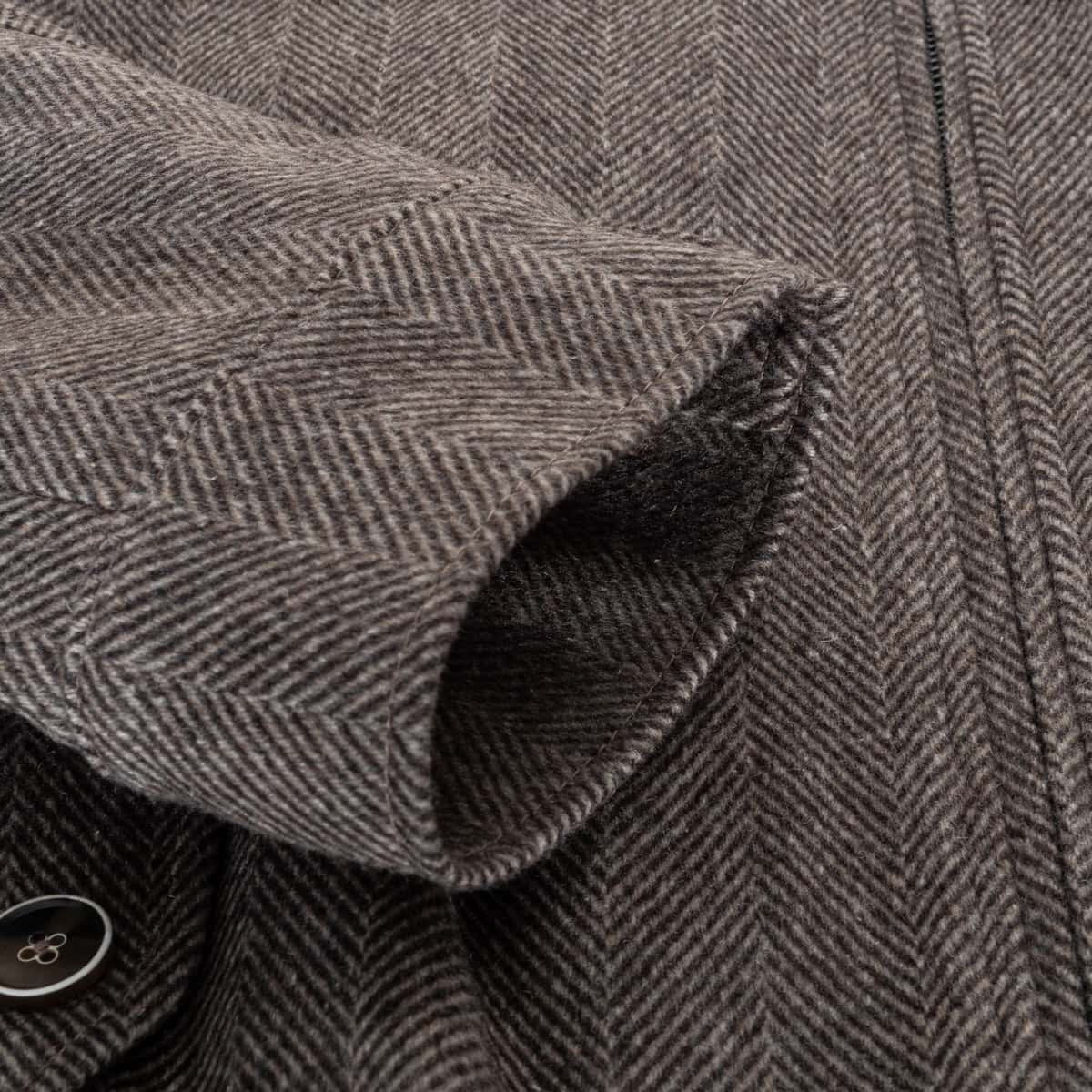 Blouson Fischgrät Braun
