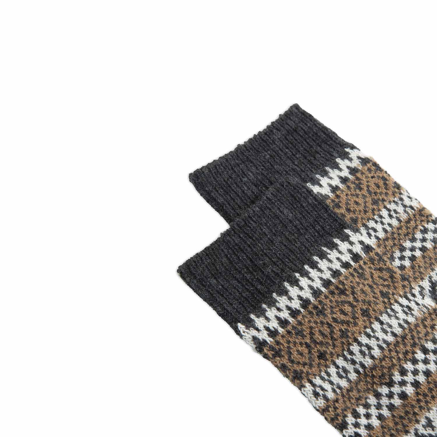 Stricksocke Kotte Norwegermuster