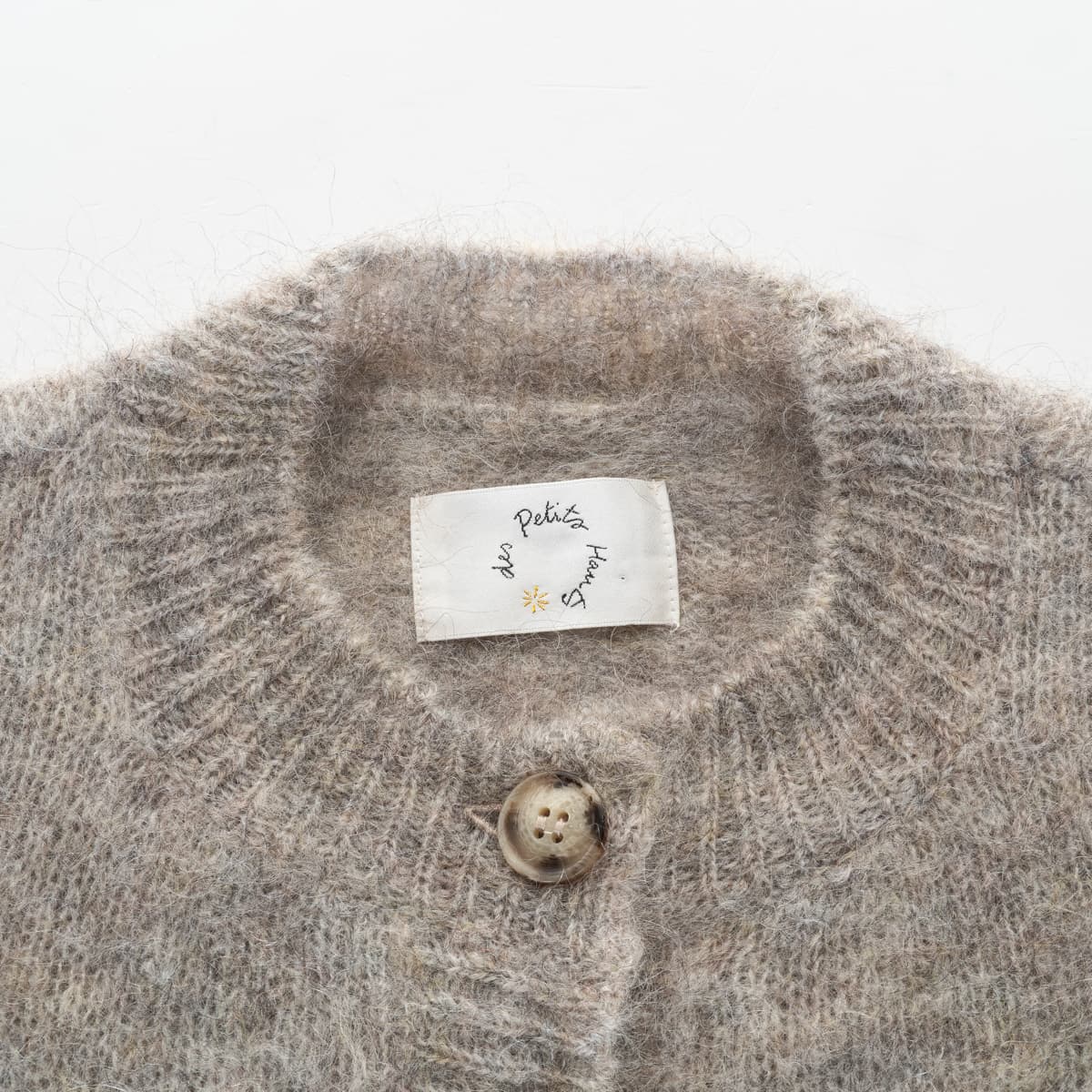 Mohair-Strickjacke Aliocha