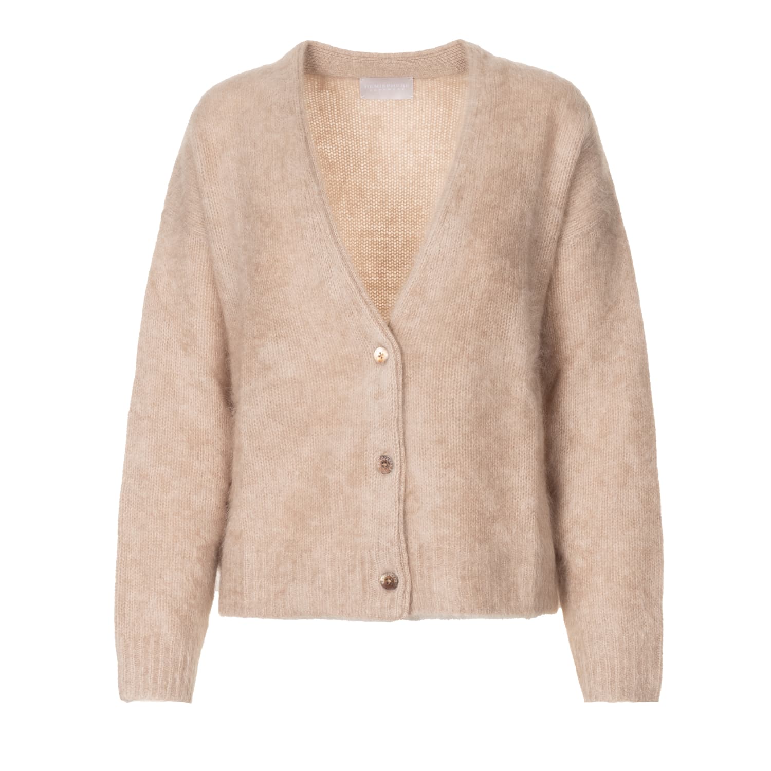 Kaschmir-Cardigan Beige