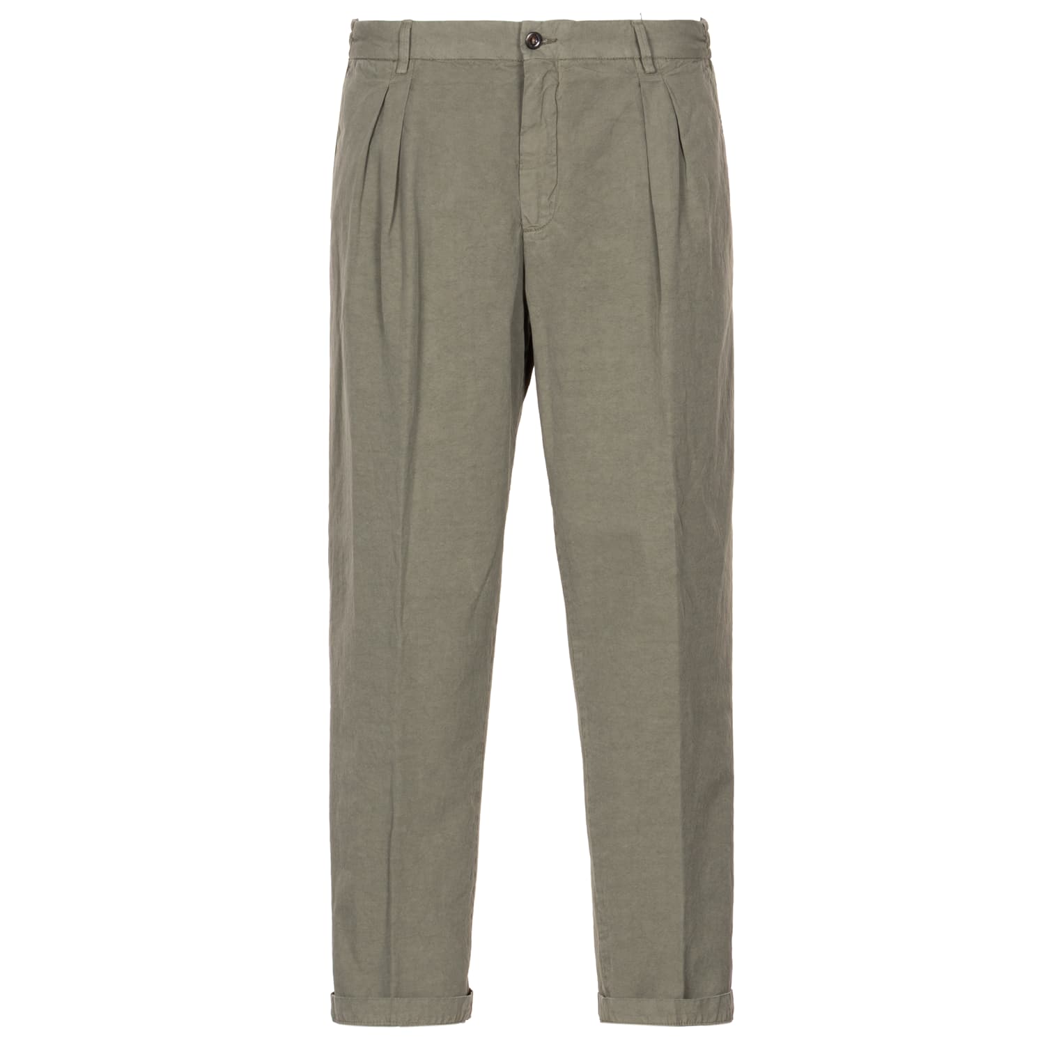 Chino Milano BW-Leinen-Mix