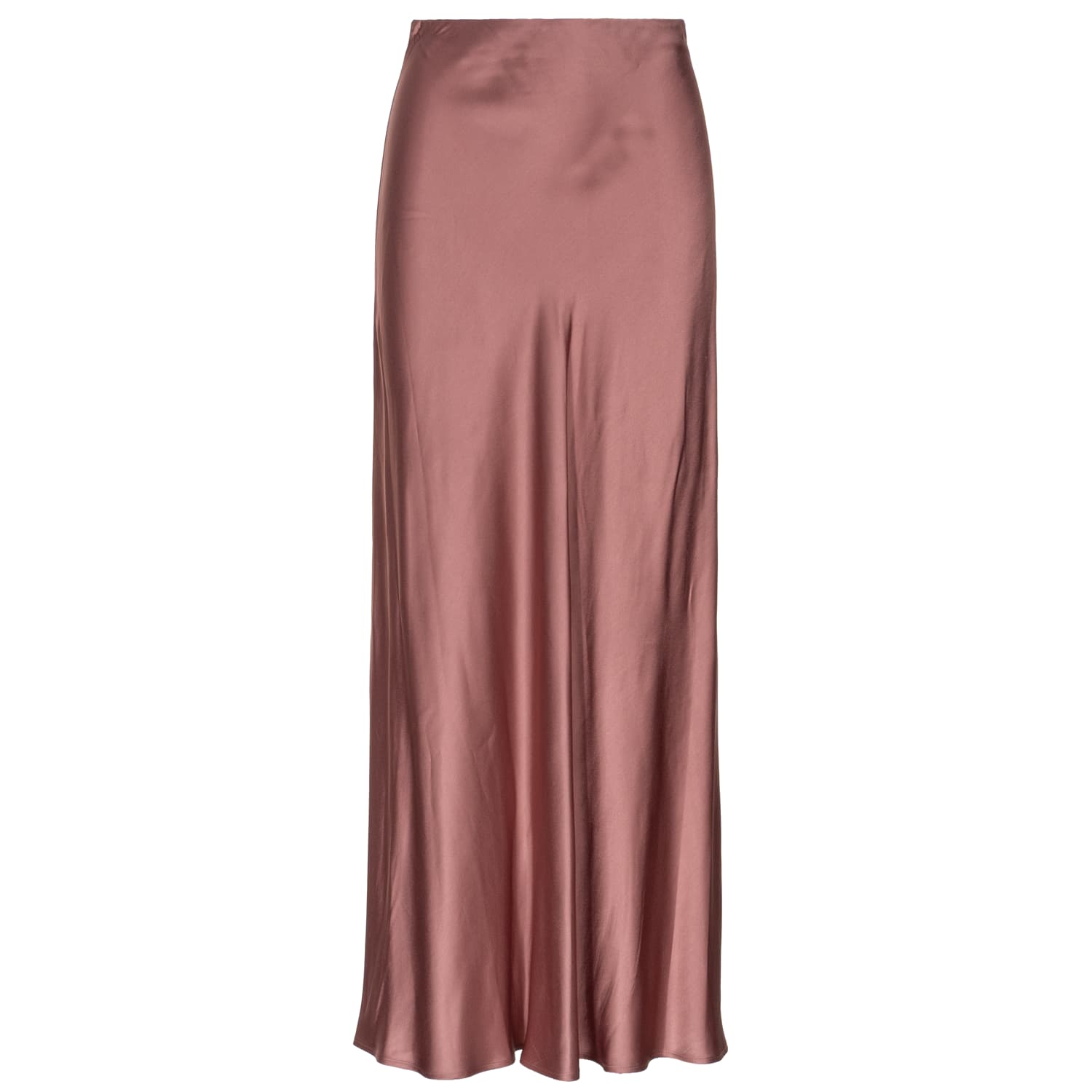 Langer Rock aus Viskose-Satin