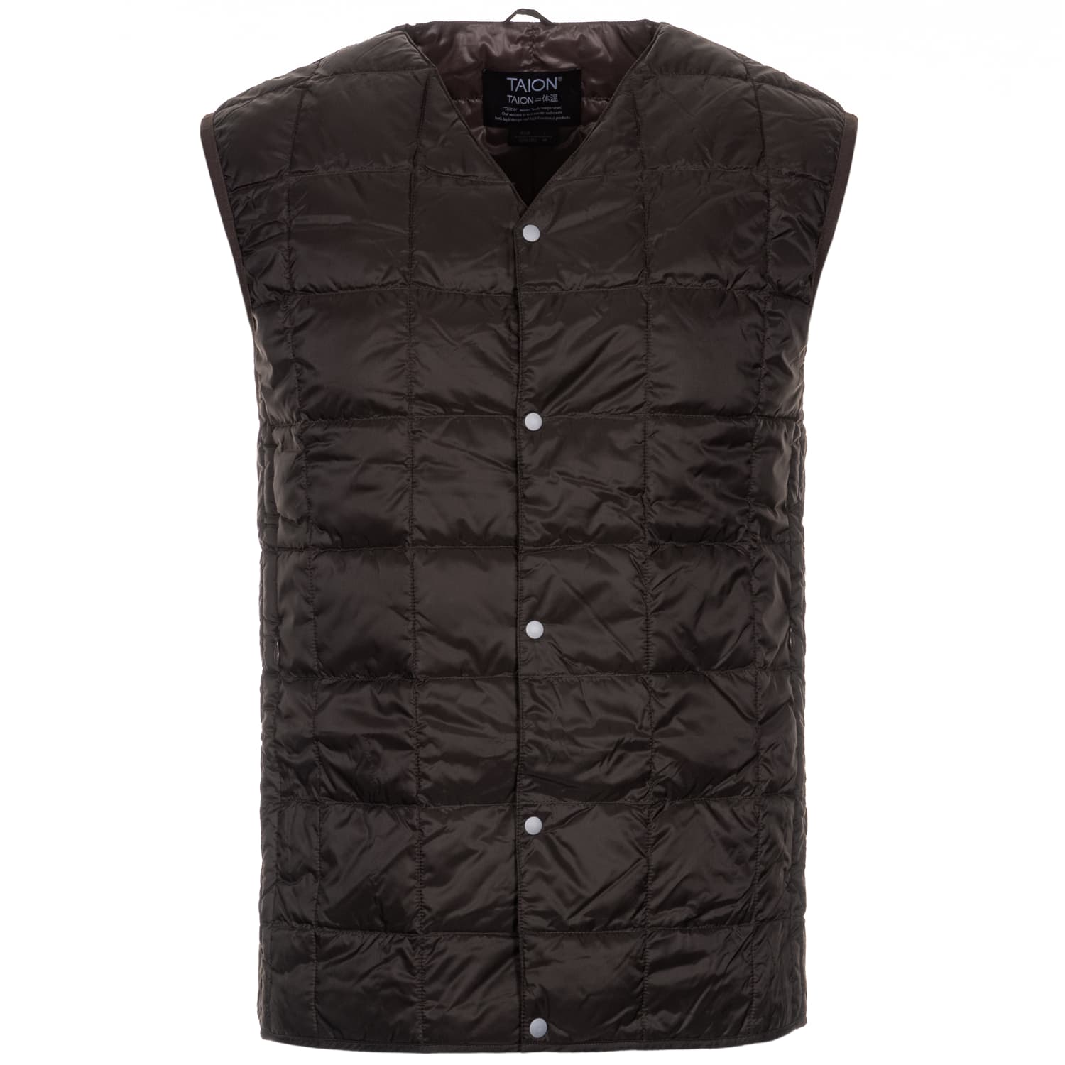 Taion-v-neck-button-down-vest-taion-0001-d.choco (4 von 4)