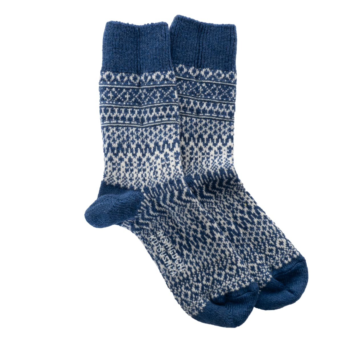 Jacquard Woll Socken