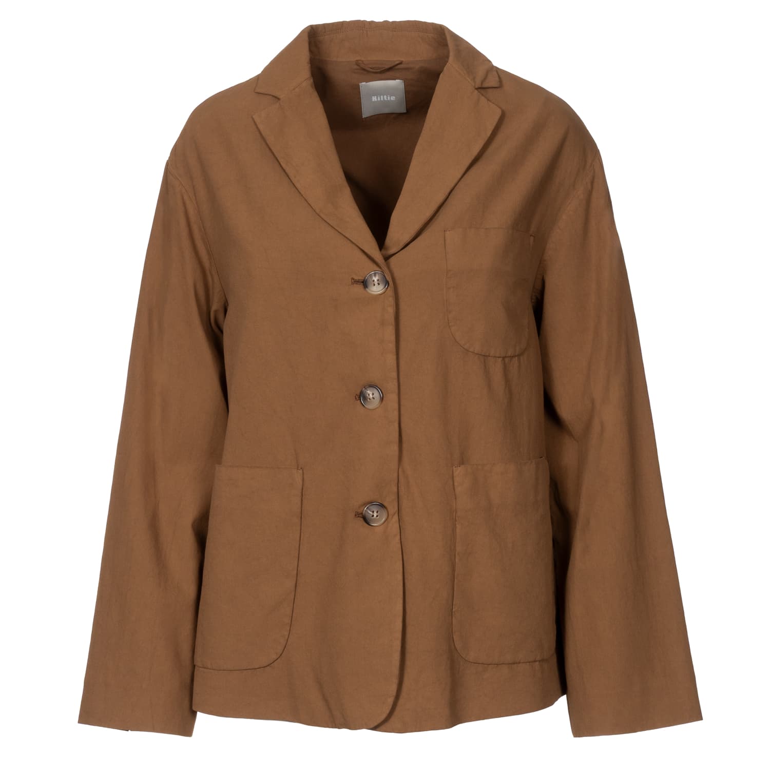 Baumwollblazer Braun