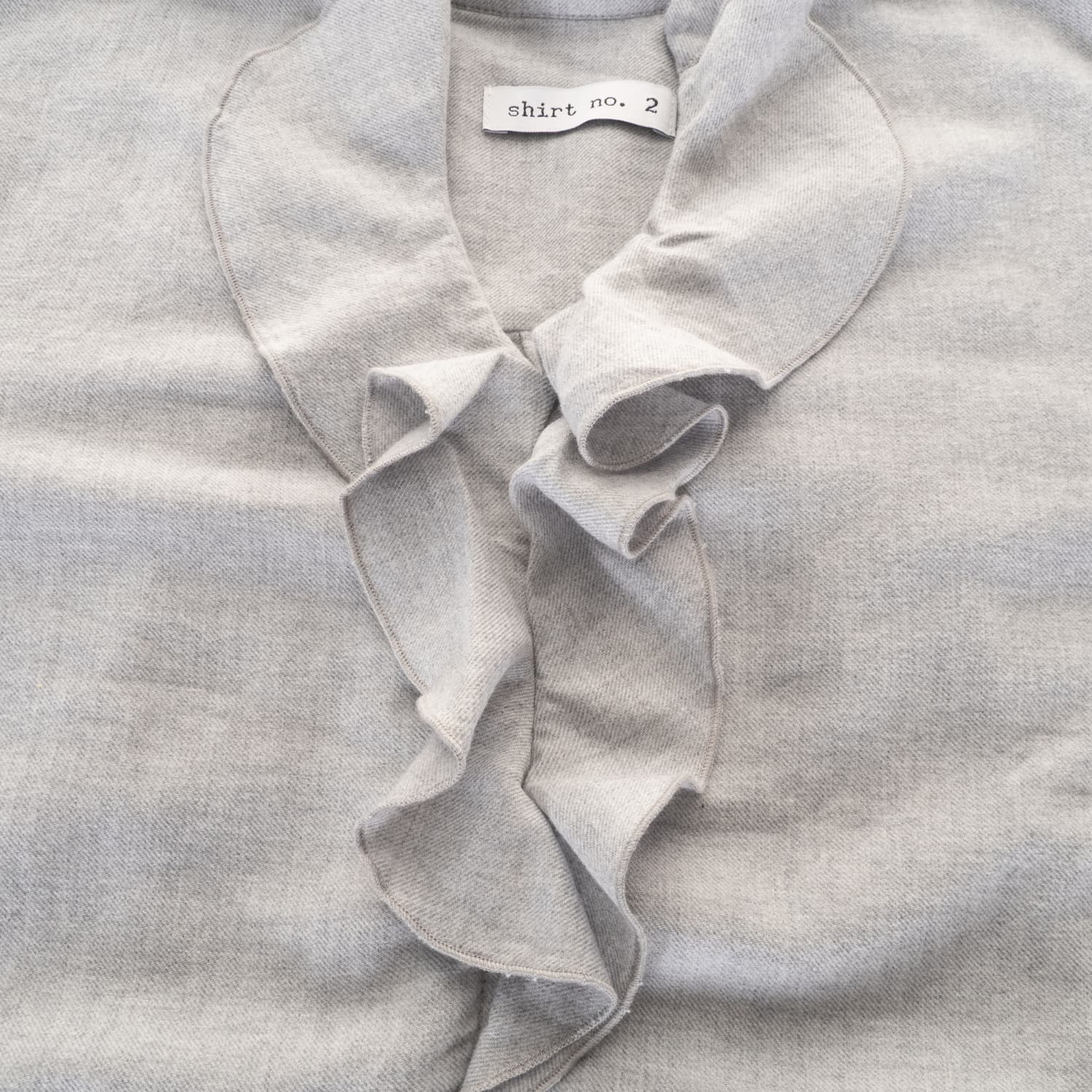 Rüschenbluse aus Baumwolle