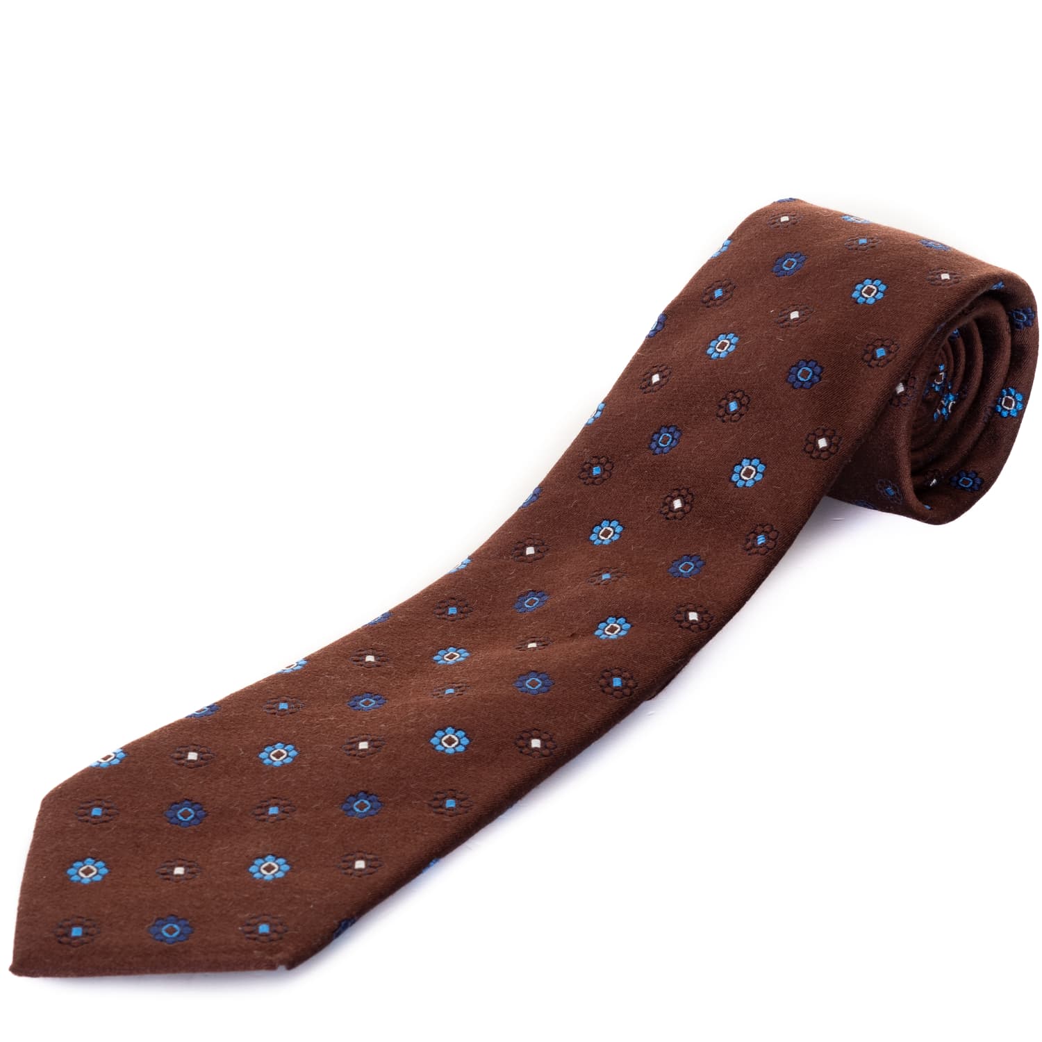 Krawatte Seide Geblümt