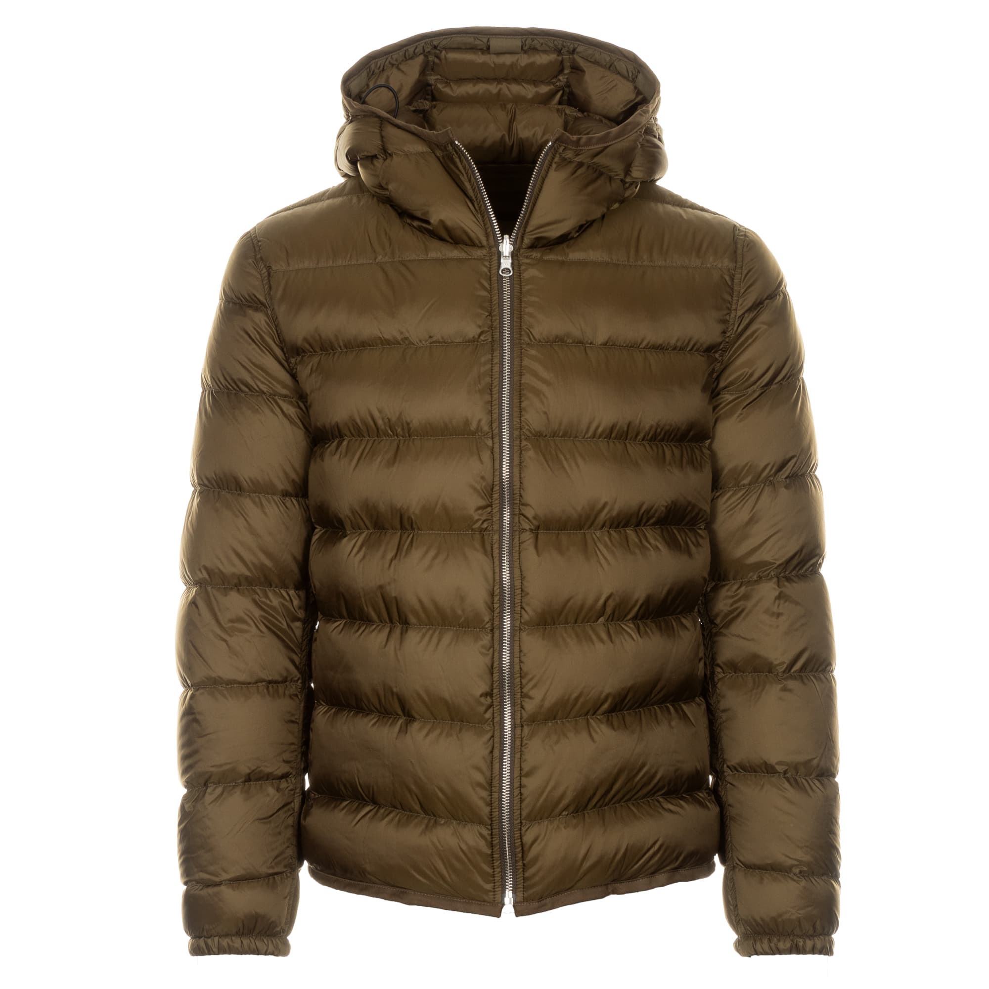 Down Liner mit Kapuze Oliv Ten-C-downliner-hooded-pocket-CTCUD03103-002197-659-6