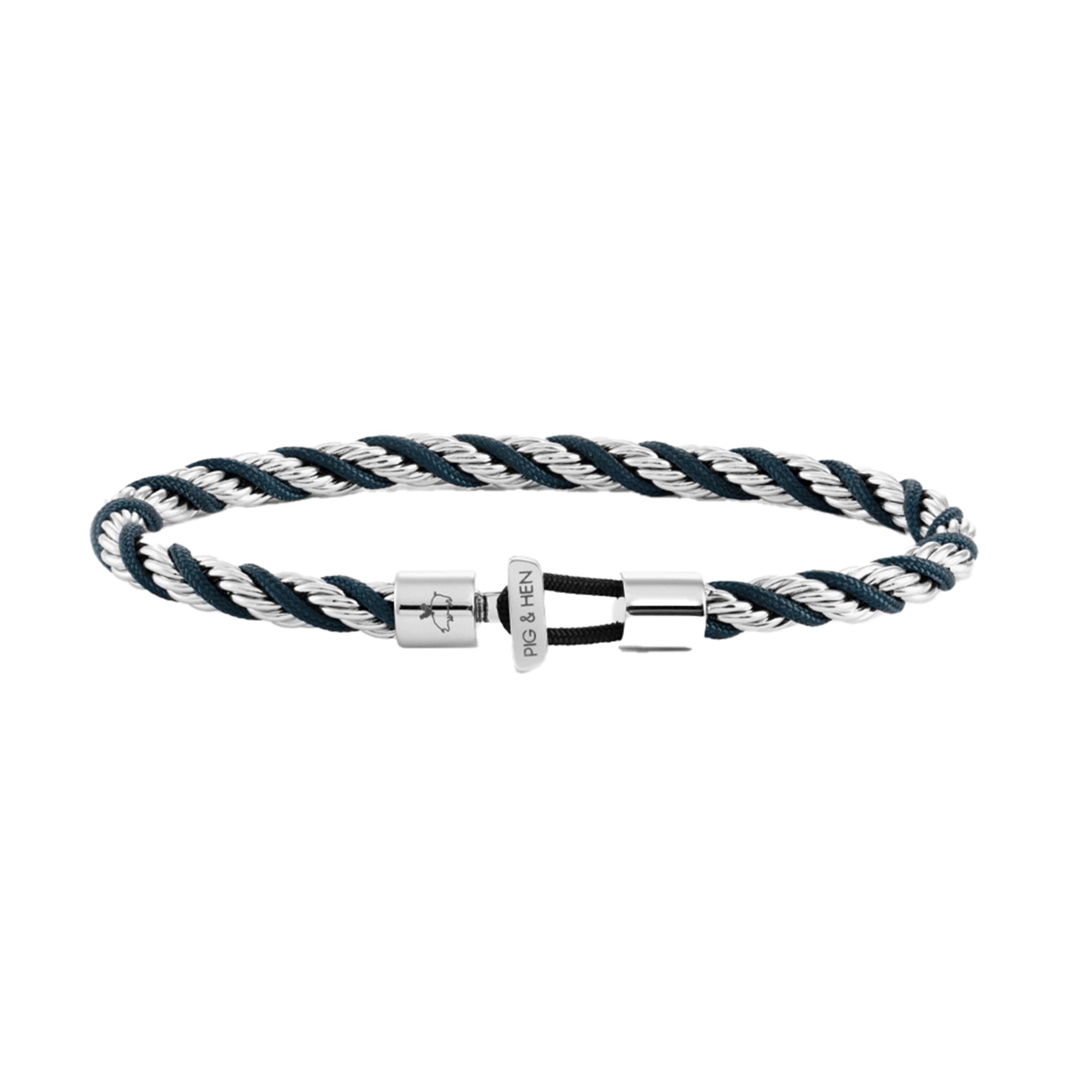 Catena Twisted Navy Silver