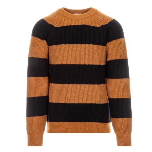 Armor Lux knitted sweater striped lambswool