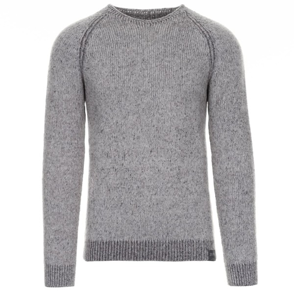 Seldom Wende-Strickpullover Grau