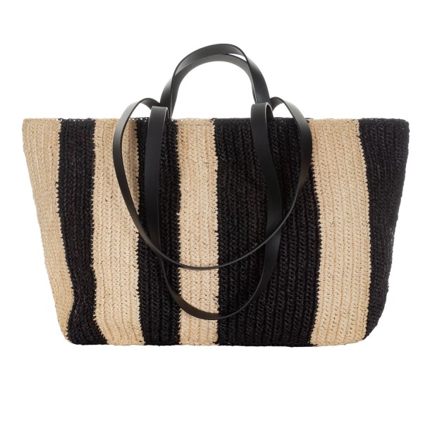 Liviana Conti striped maxi bag