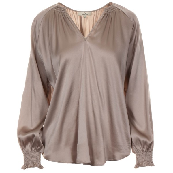 Charlotte Sparre Silk Blouse Jammy Taupe