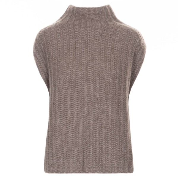 HEMISPHERE Knitted Cashmere Slipover Mottled