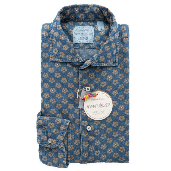 Altemflower Denim Shirt Positano