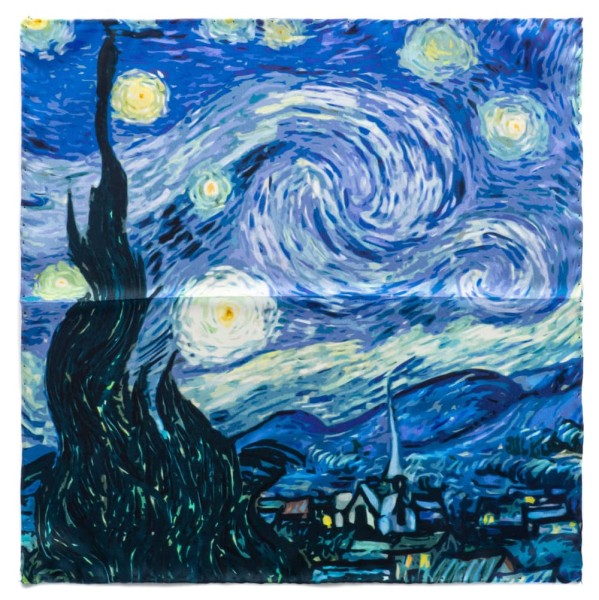 Die form Handkerchief Van Gogh Starry Night