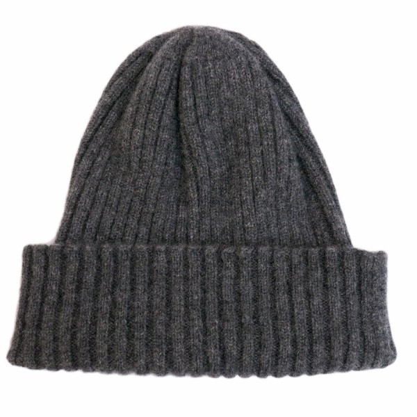 Stoltenberg knitted cap cashmere dark grey