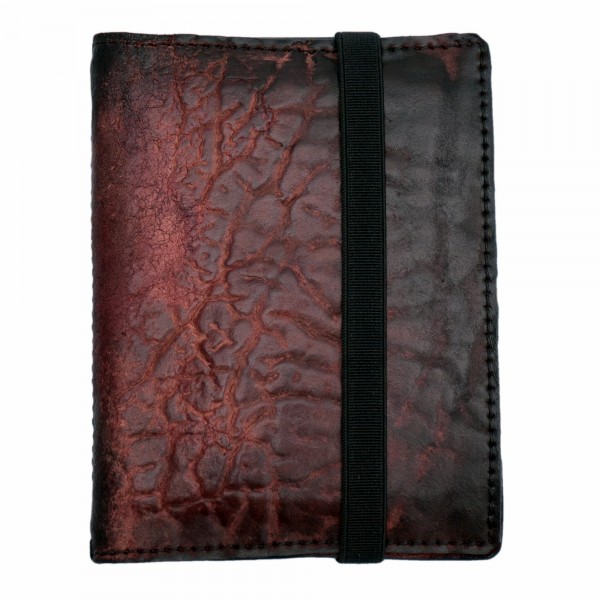 Shoto Wallet Horse Leather Nero Rosso