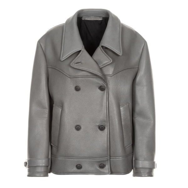 Salvatore Santoro Lambskin Jacket Gray