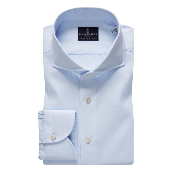 Emanuel Berg Premium Luxury Modern Fit Oxford Hemd