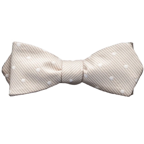 Trico Bow Tie Florence Beige Dotted