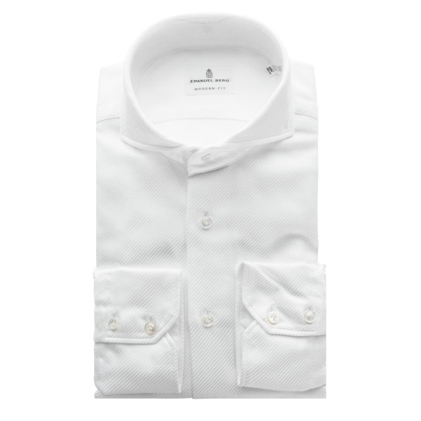 Emanuel Berg Shirt St. James Modern Fit White