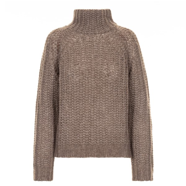 HEMISPHERE Kaschmirpullover Taupe