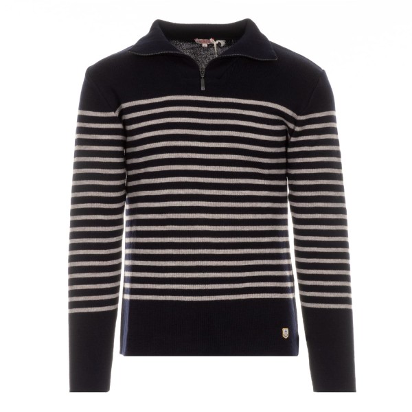 Armor Lux knitted troyer striped