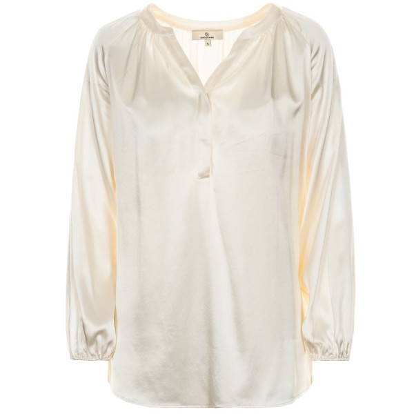 Charlotte Sparre Seidenbluse Selma Taupe